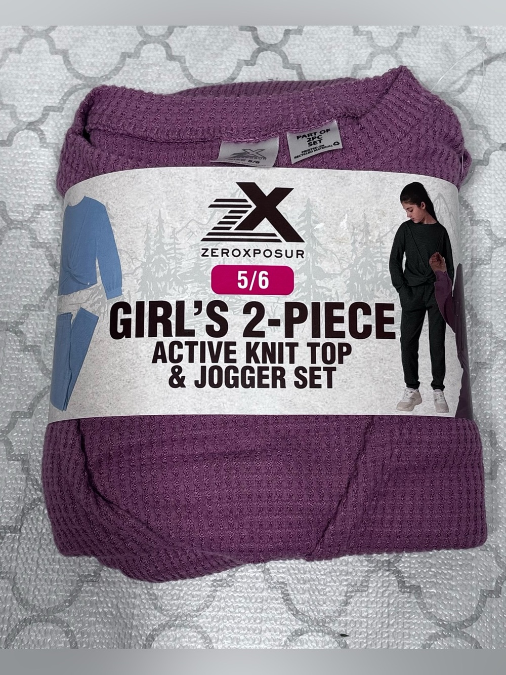 Zeroxposur Girls Active Jogger Set Size 5/6